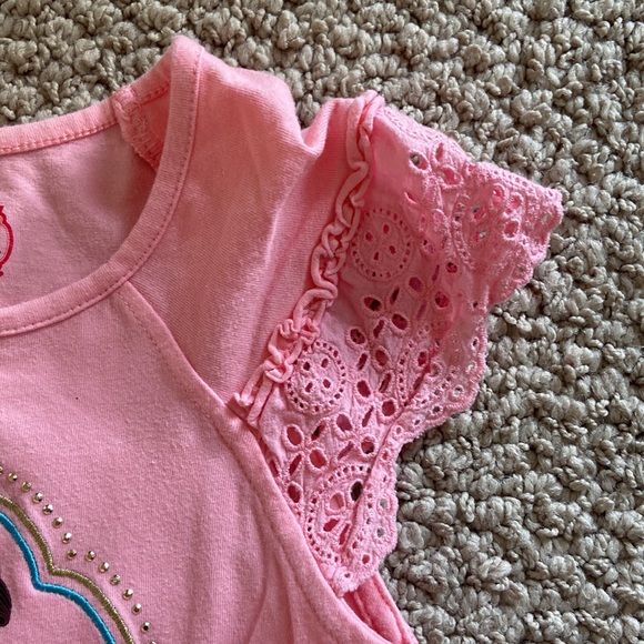 Rare Like New Elena of Avalor Dress with Floral Poufy Lace Skirt-Size 6 - Picture 3 of 6